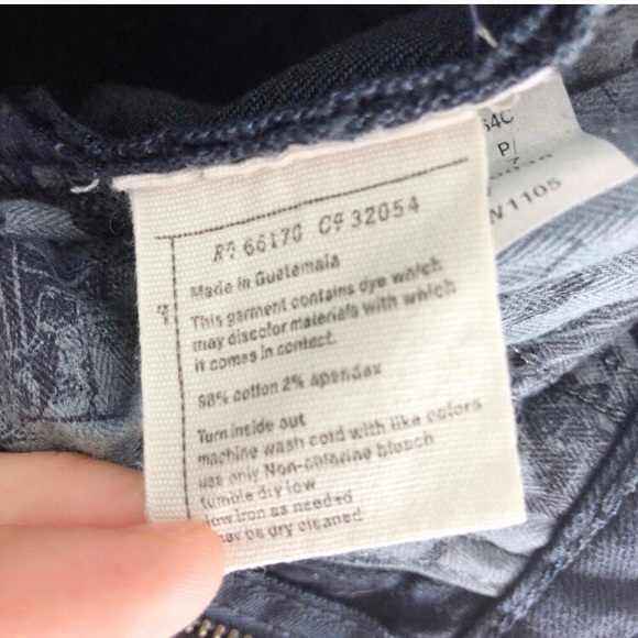 Anthro | Pilcro Light Wash Paint Splatter Jeans 27 - Picture 8 of 8